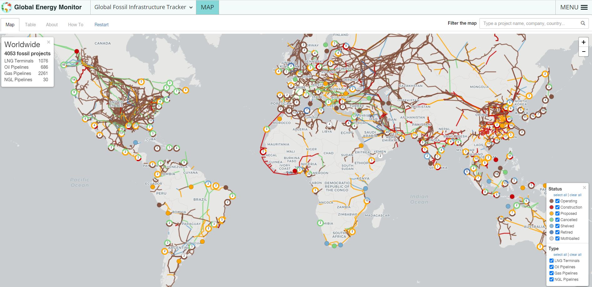 Global Oil Infrastructure Tracker – Recercapau