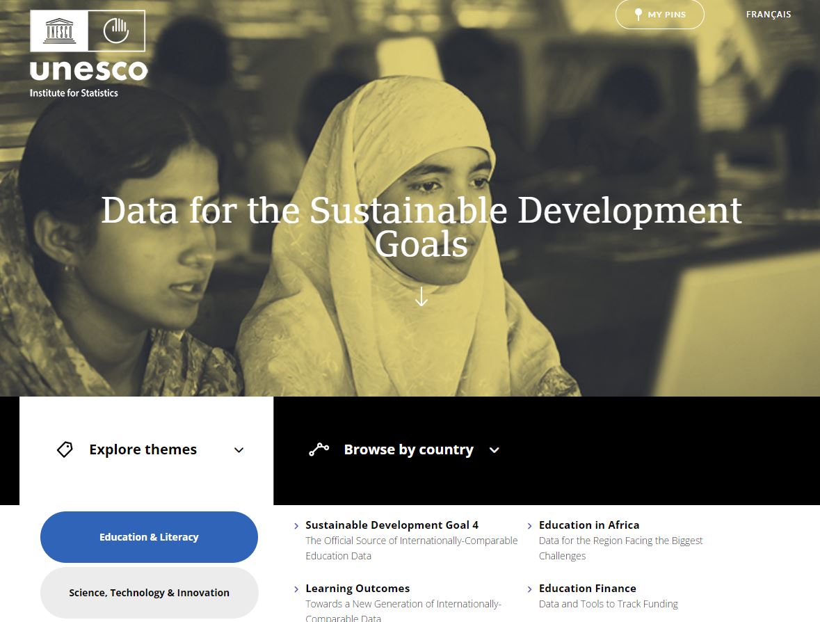 Data for the Sustainable Development Goals (UNESCO) – Recercapau